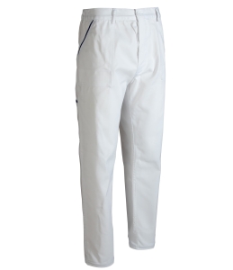 MAX-POPULAR SPODNIE DO PASA - BIAŁE