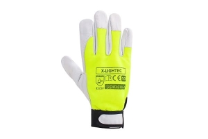 RĘKAWICE OCHRONNE WZMOCNIONE KOZIĄ SKÓRĄ X-LIGHTEC