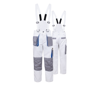 SPODNIE DO PASA PROMAN DUAL COTTON 250 BIAŁE