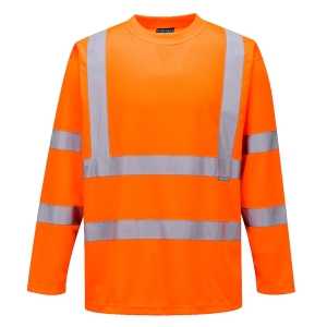 S178 - T-Shirt ostrzegawczy z długimi rękawami 