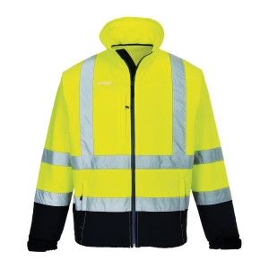 S425 - Softshell ostrzegawczy (3 warstwy) 