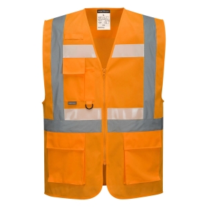 G456 - Kamizelka Executive Glowtex z zamkiem Ezee