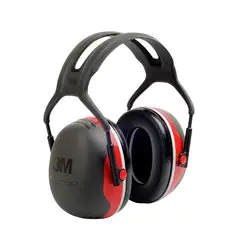 3M™ PELTOR™ Nauszniki przeciwhałasowe, 33 dB, czerwone, nagłowne, X3A
